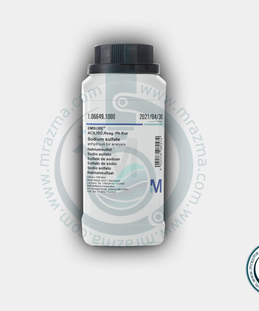 فروش سولفات سدیم خشک مرک کد 106649 در فروشگاه اینترنتی مستر آزما